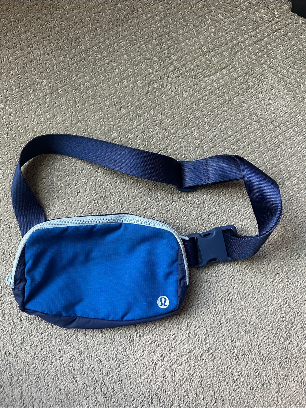 lululemon athletica Blue and Navy Waist Pack